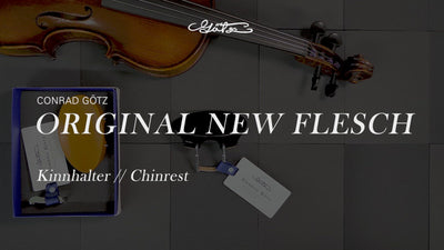 New Flesch Chinrest Violin 4/4 in Ebony, ZK-300E