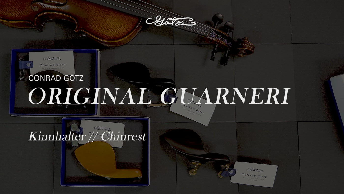Guarneri Chinrest Violin 4/4 in natural Ebony, ZK-4258-NAT 