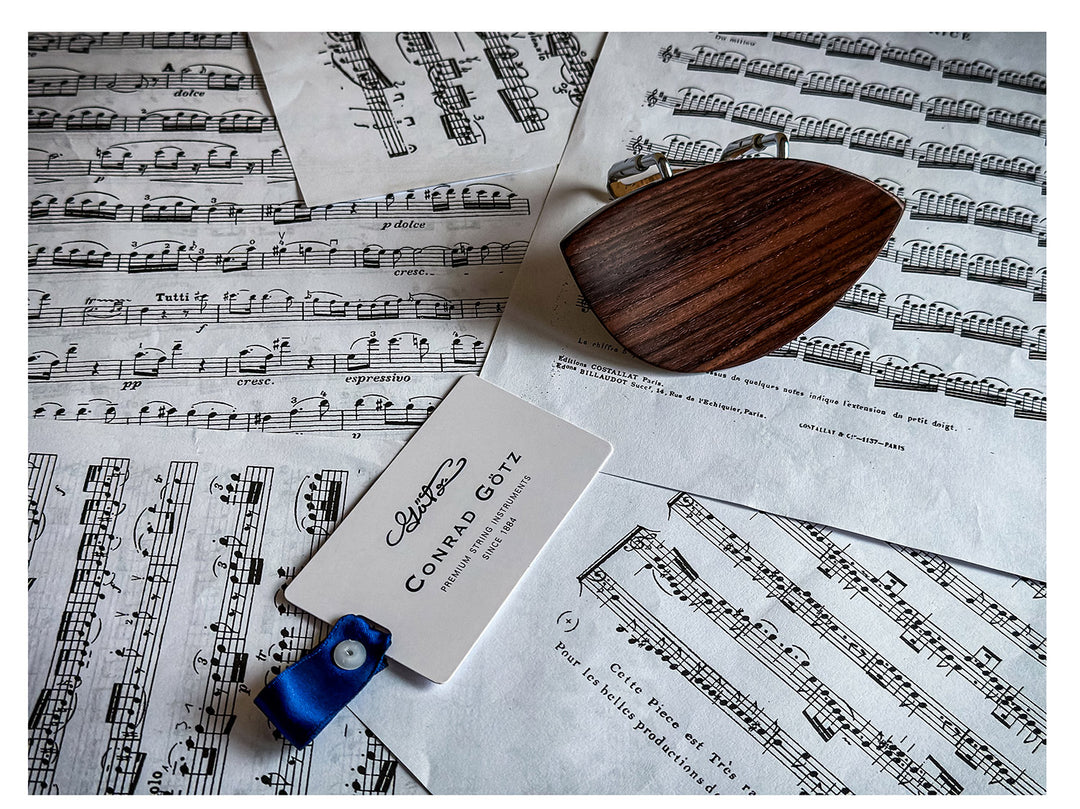 Slim Style Chinrest Violin Rosewood, ZK-255 – The Conrad Goetz