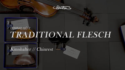 Flesch Traditional Chinrest Violin 4/4 in Ebony, ZK-4880