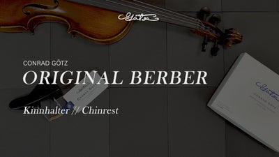 Berber Chinrest Violin 4/4 Ebony, ZK-269