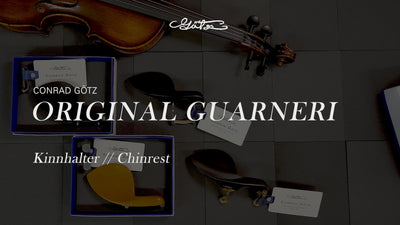Guarneri Chinrest Violin 4/4 in Ebony, ZK-4258 