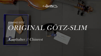Slim Style Chinrest Violin 4/4 in Ebony, ZK-256