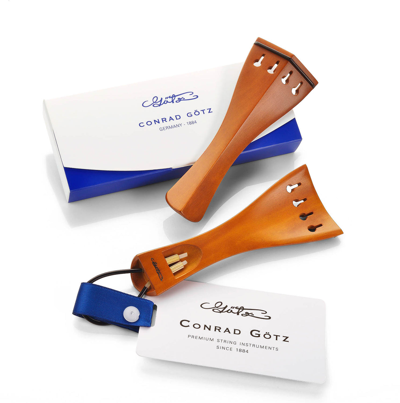 Tailpiece Violin Boxwood, English Model,  ZA-5293-112/115
