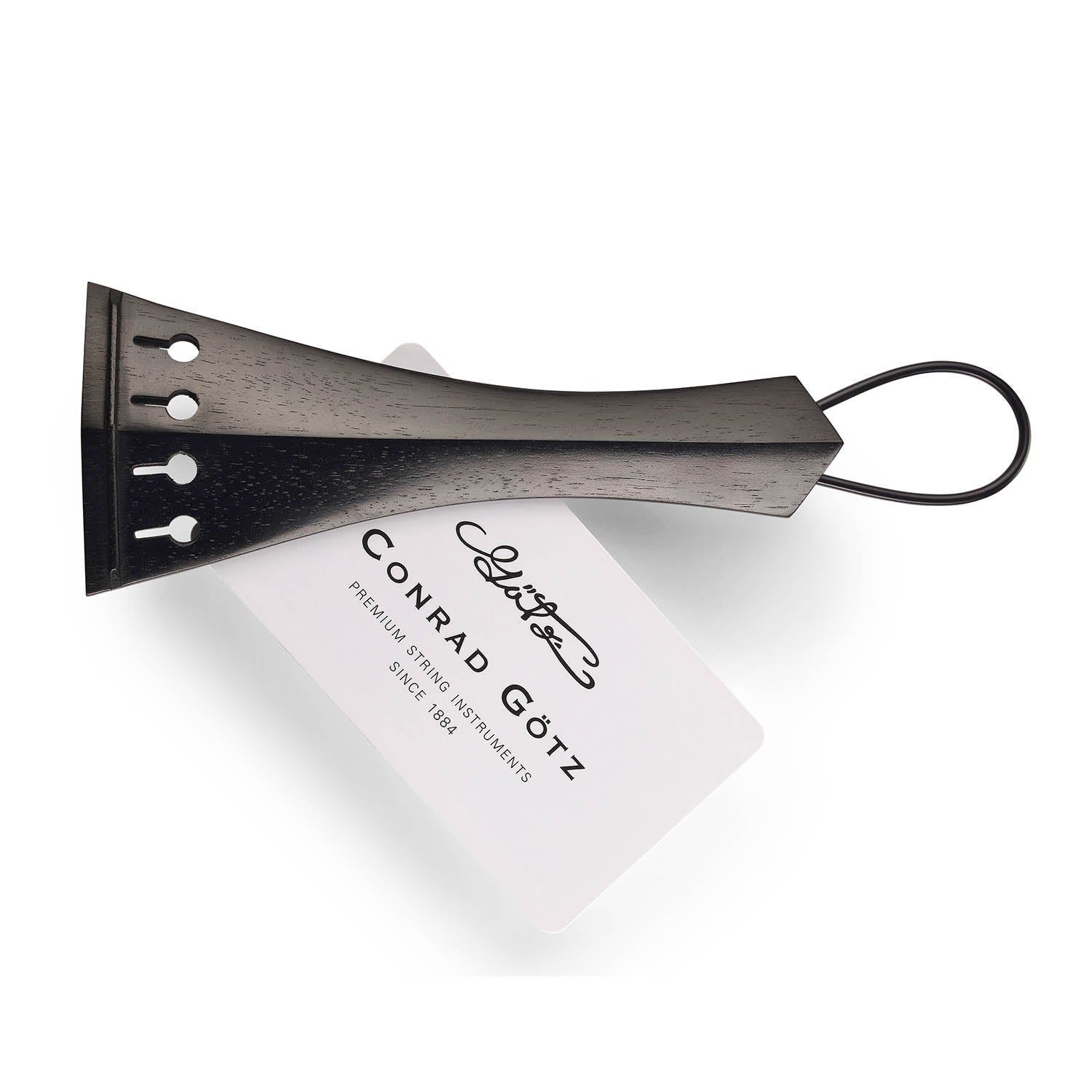 Tailpiece Viola in Ebony and gold inlay, ZA-V357-120/125/130 – The ...