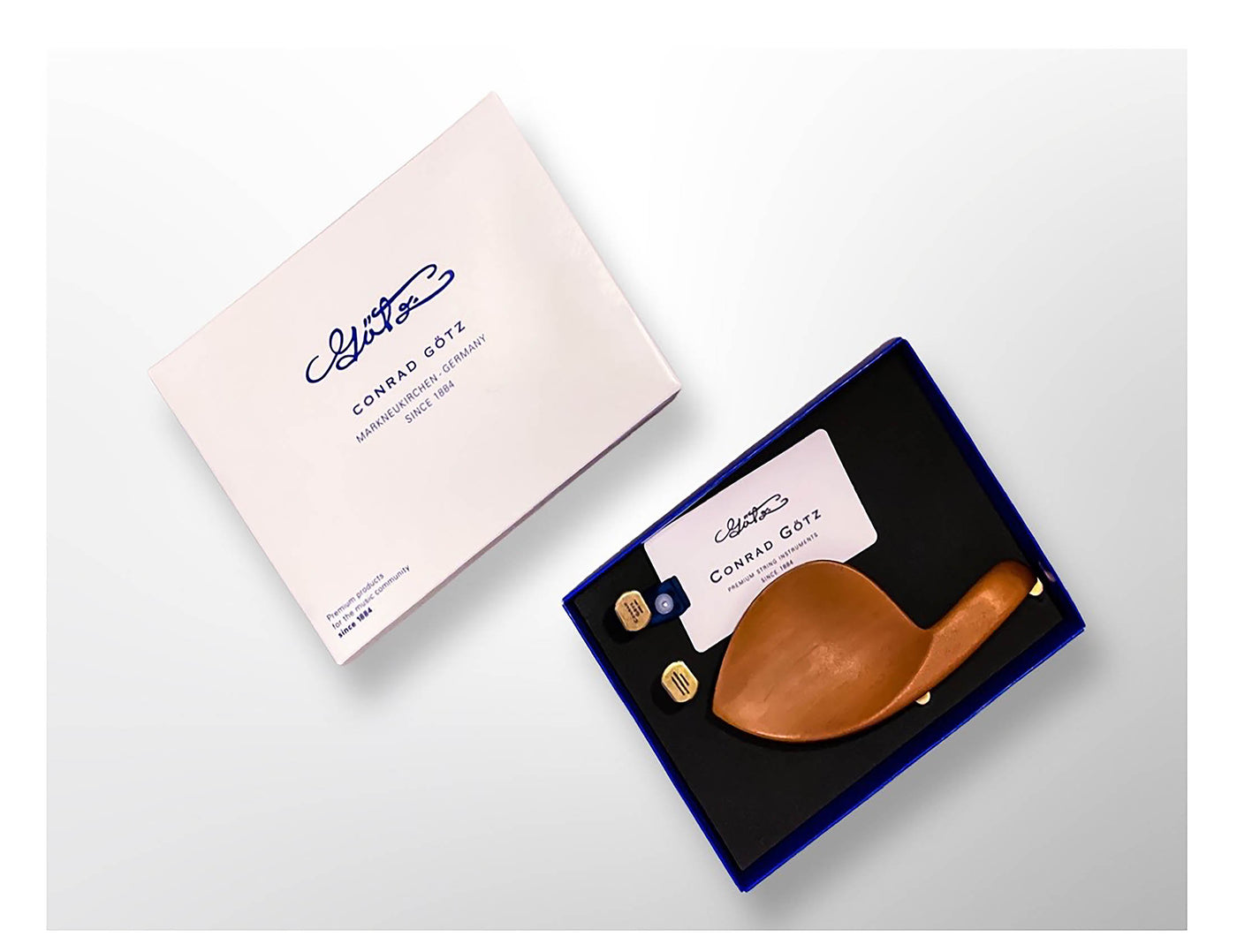 Guarneri Chinrest Violin 4/4 in Boxwood, ZK-1597G 