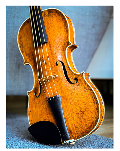 Slim Style Chinrest Violin 4/4 in Ebony, ZK-256